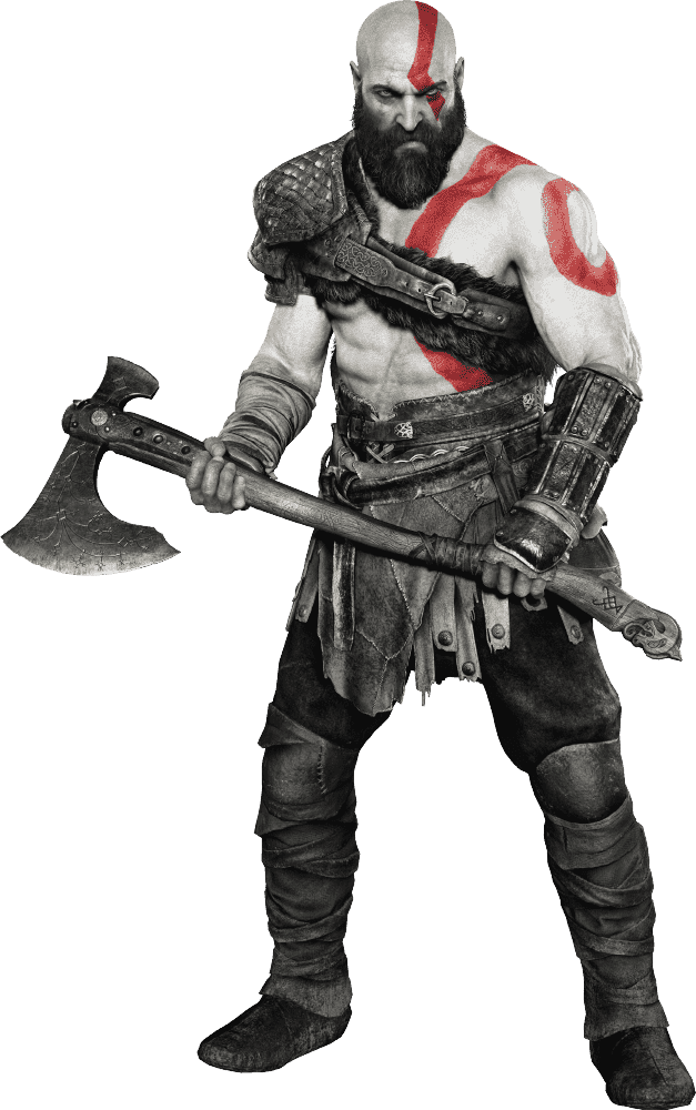 An image of Kratos from the God of War franchise